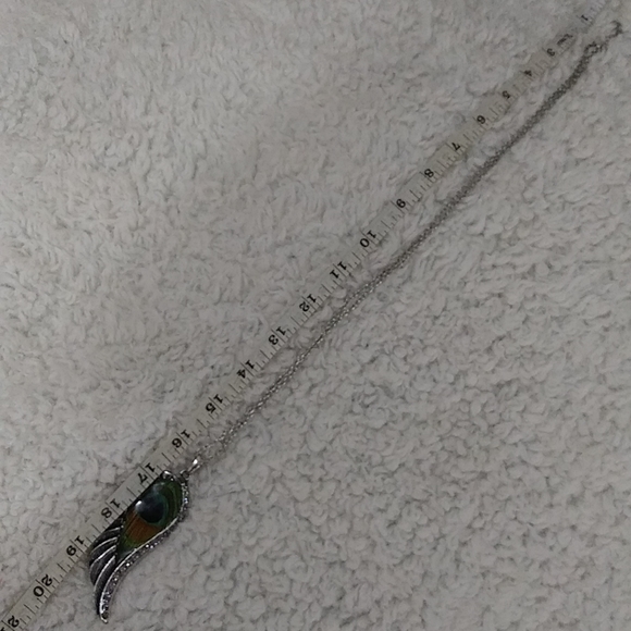 Wing Peacock Necklace - Picture 4 of 5